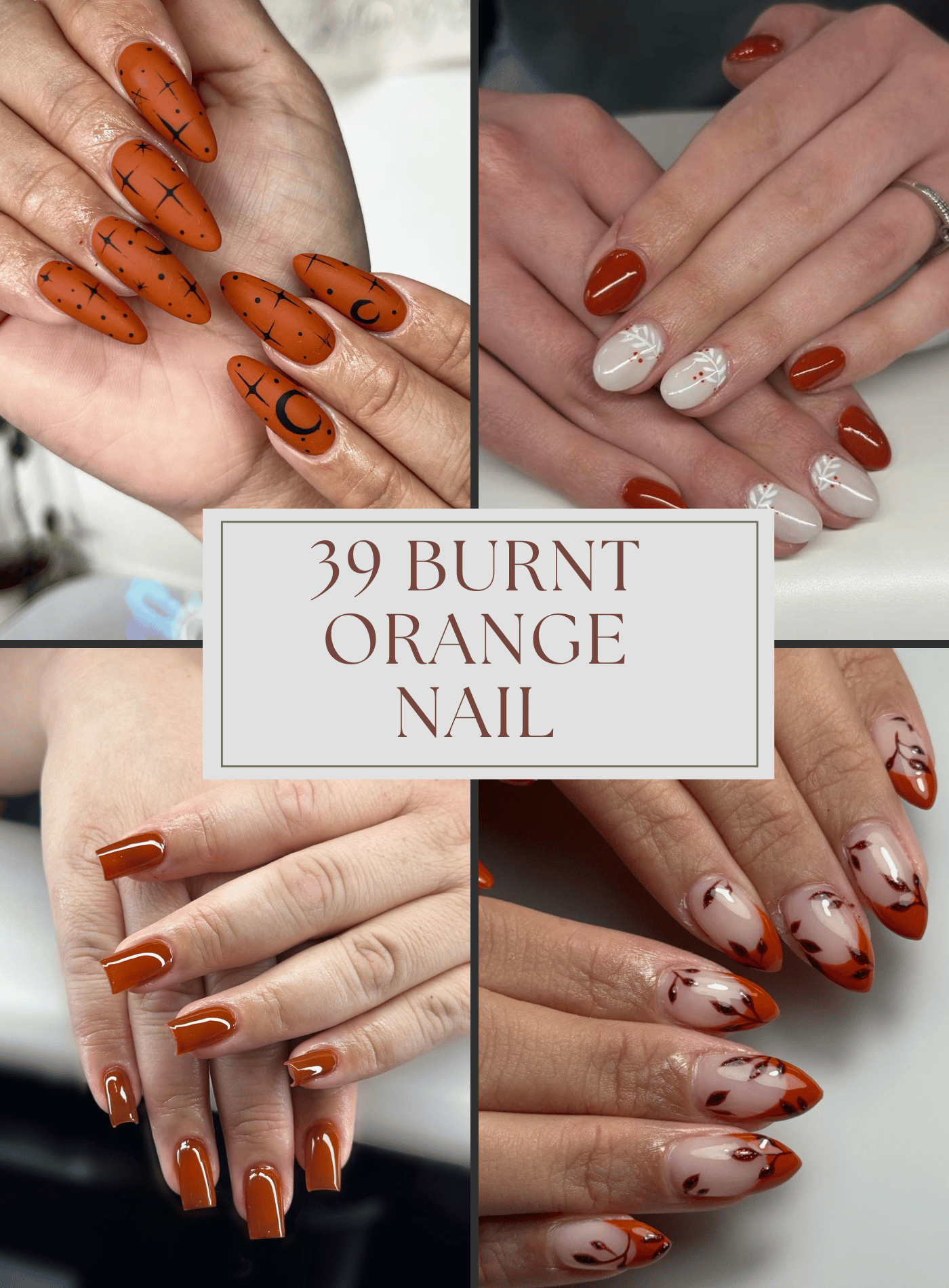 Burnt Orange Nail