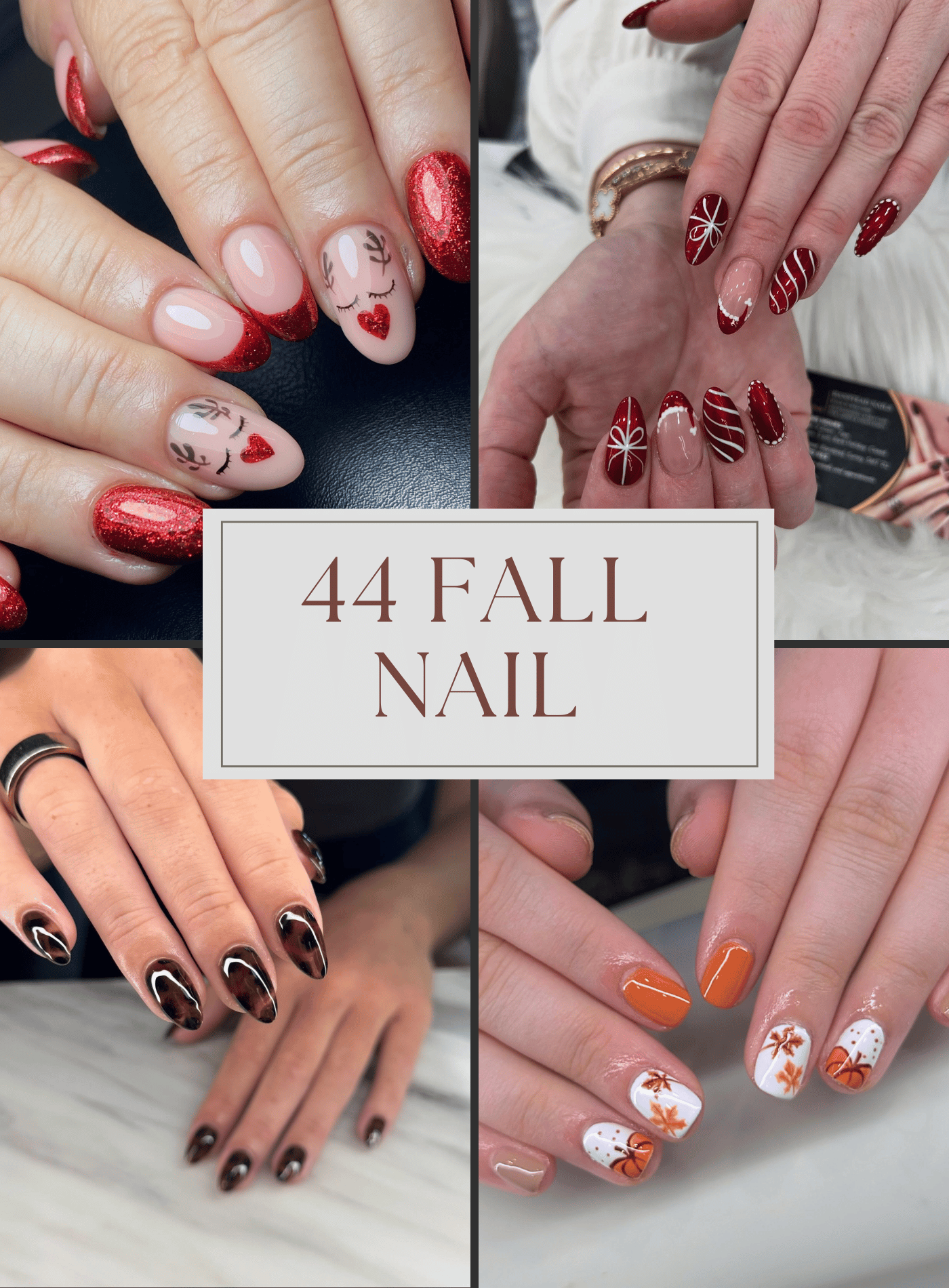 44 Cute fall nails ideas for this winter