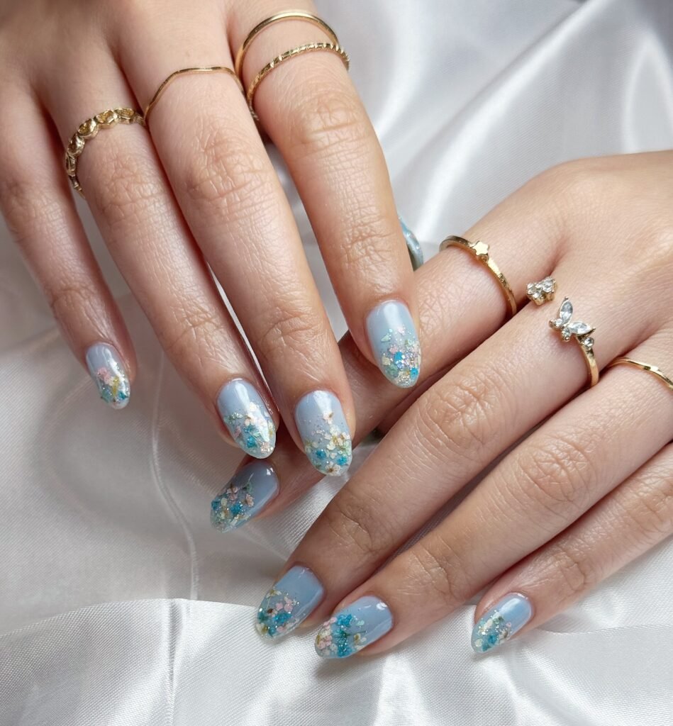  Blue Blossom Glitter