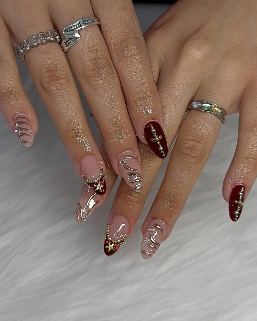 Burgundy Jewel Lines