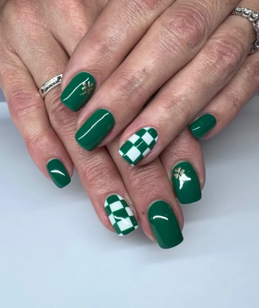  Checkerboard Green