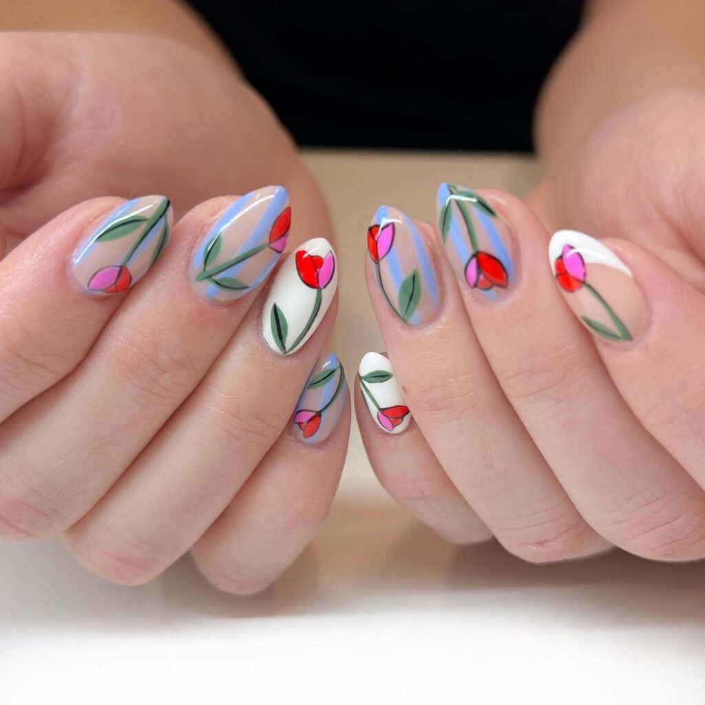  Colorful Tulip Art
