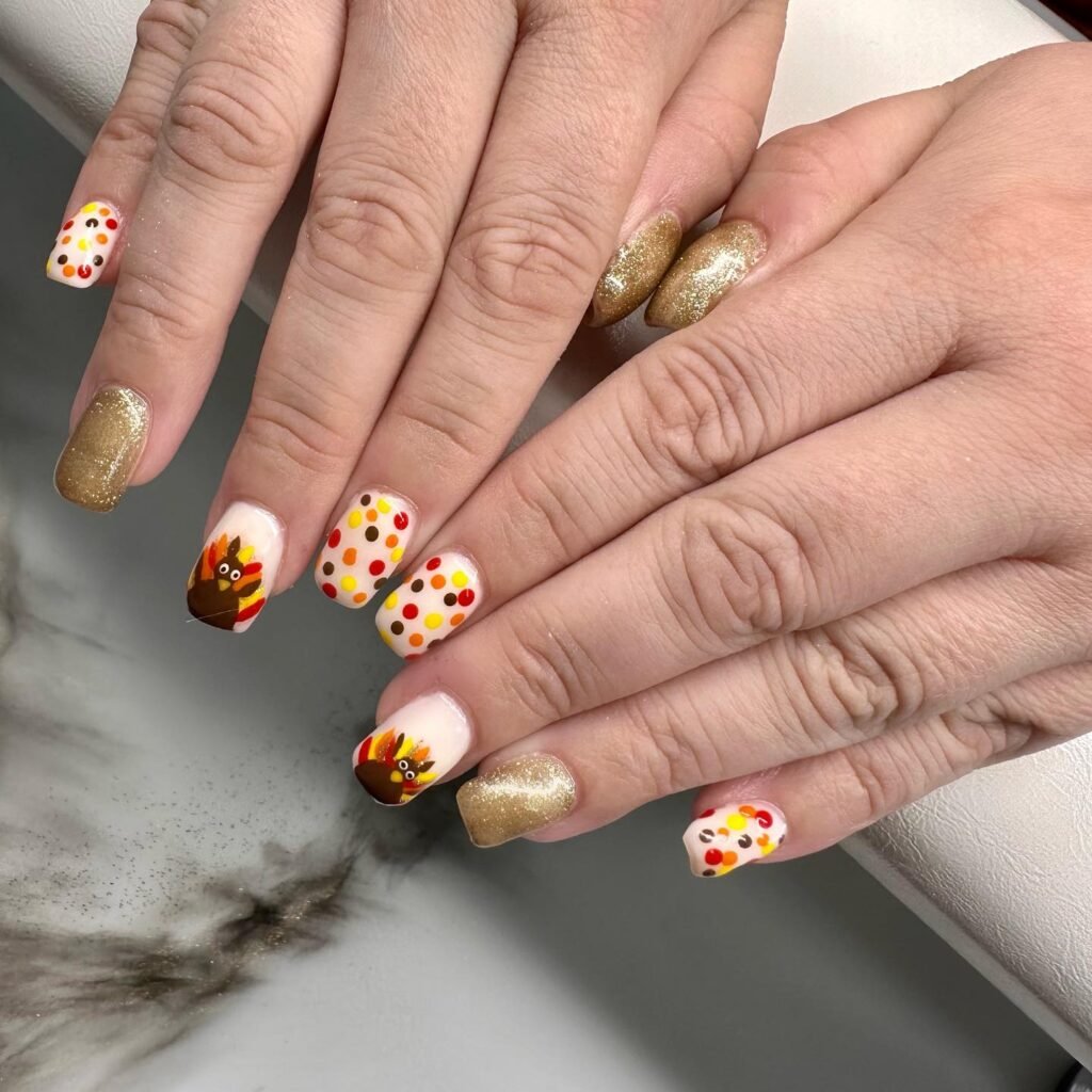 Cute Turkey Dots