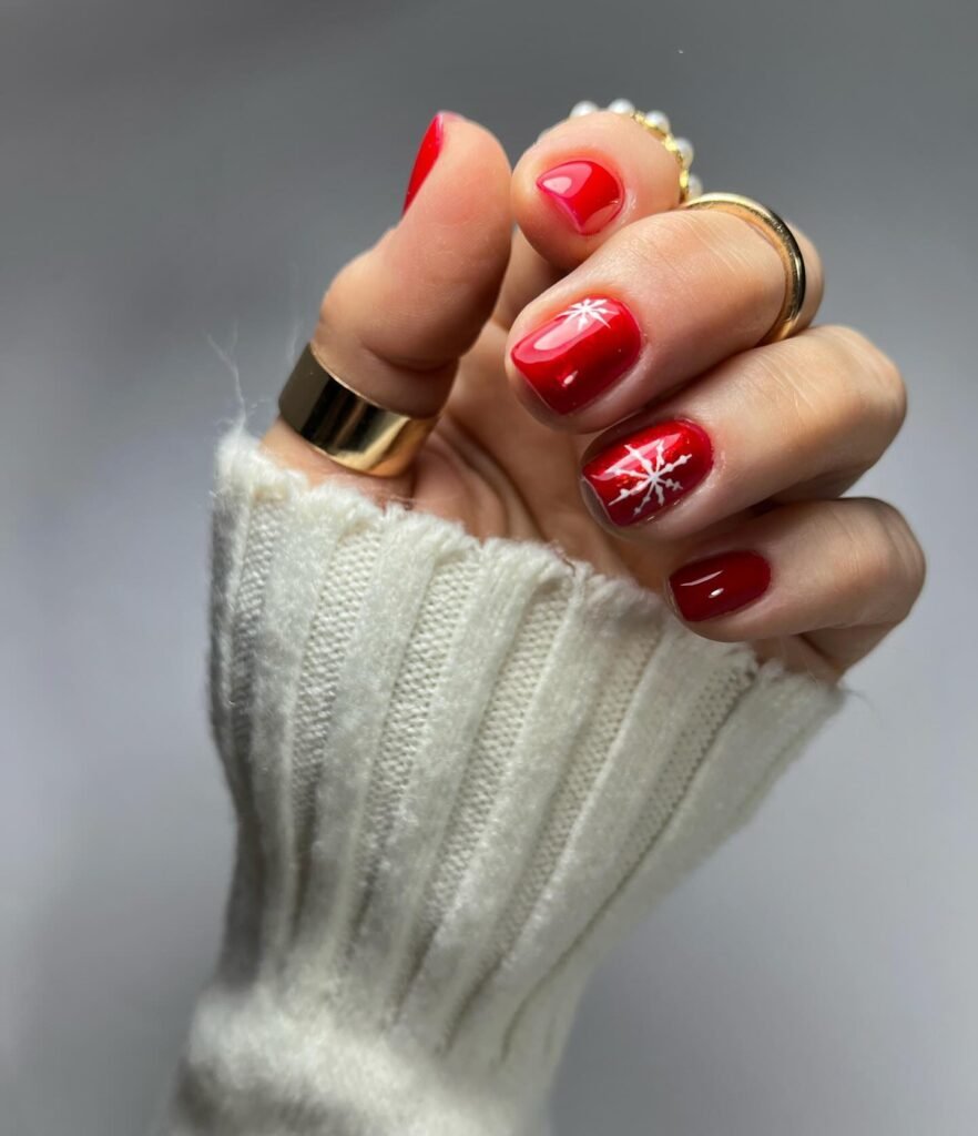  Gray Frost Snowflakes