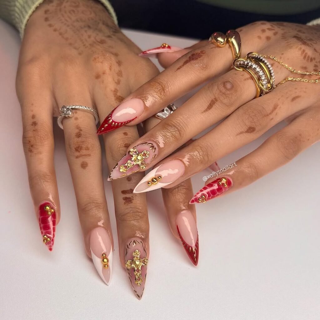 Luxe Red Stiletto Glam