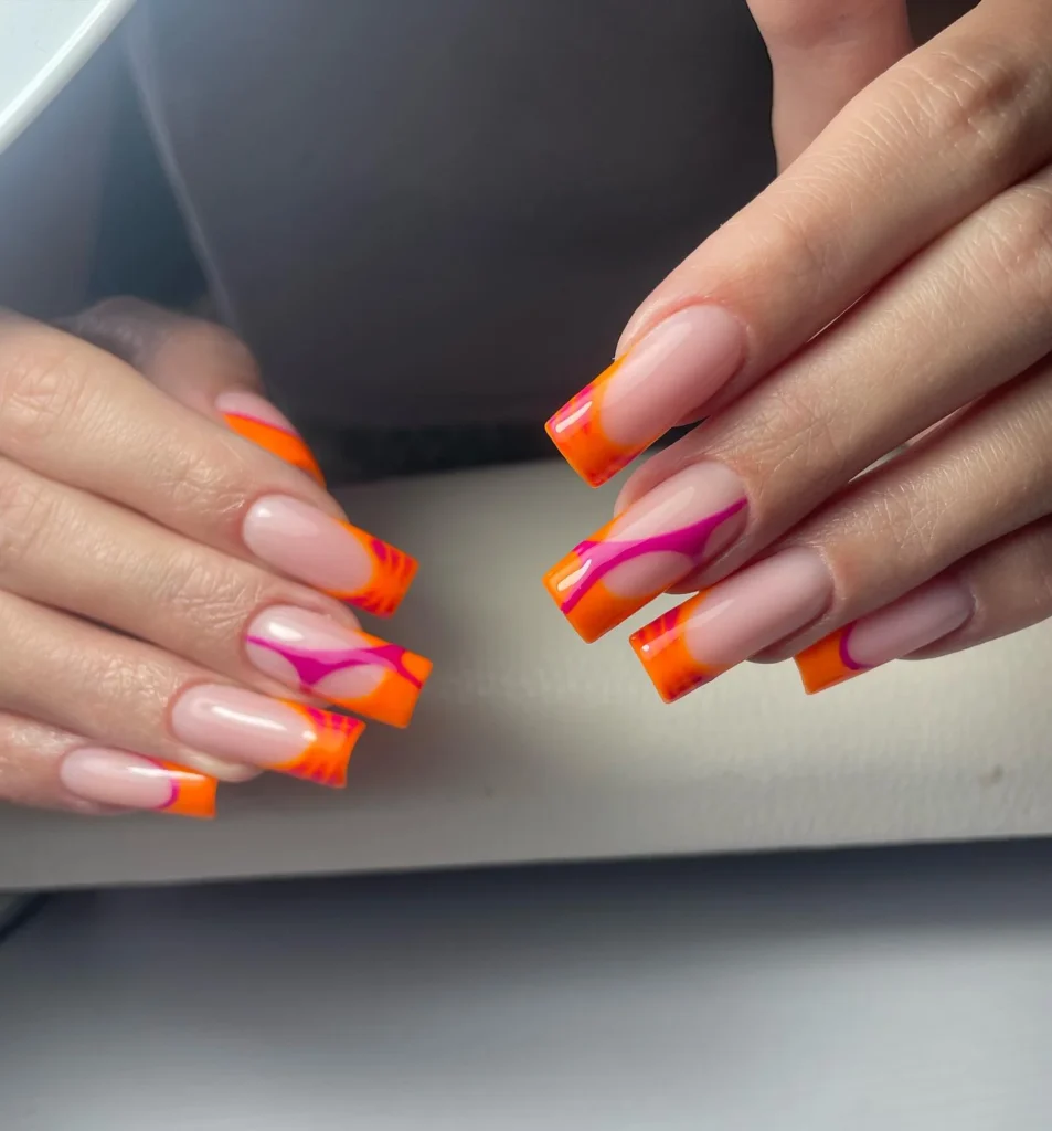 Neon French Waves