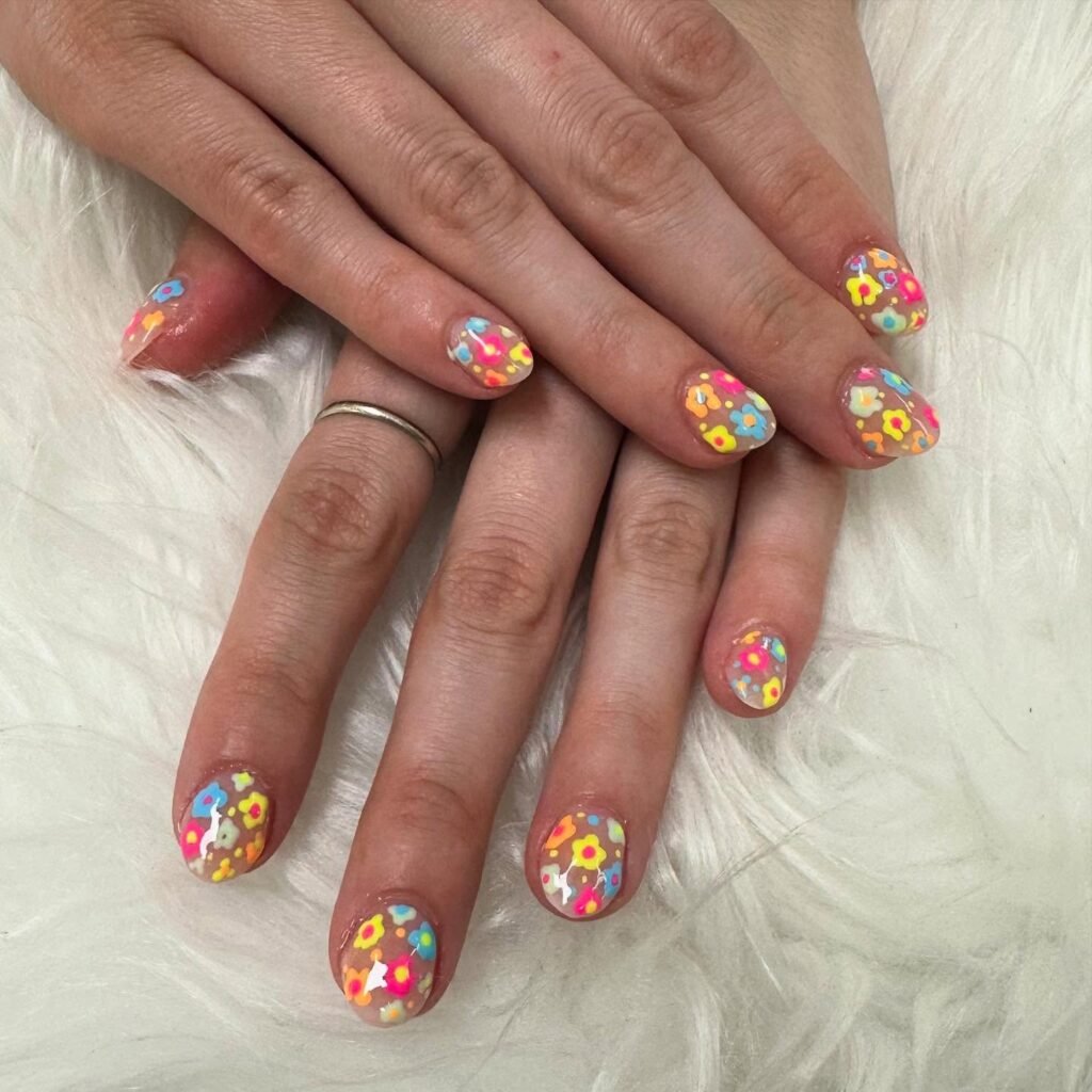 Neon Garden Dots