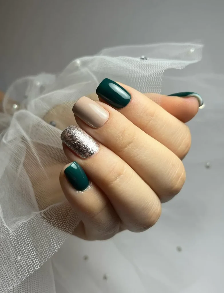 Nude & Emerald Mix