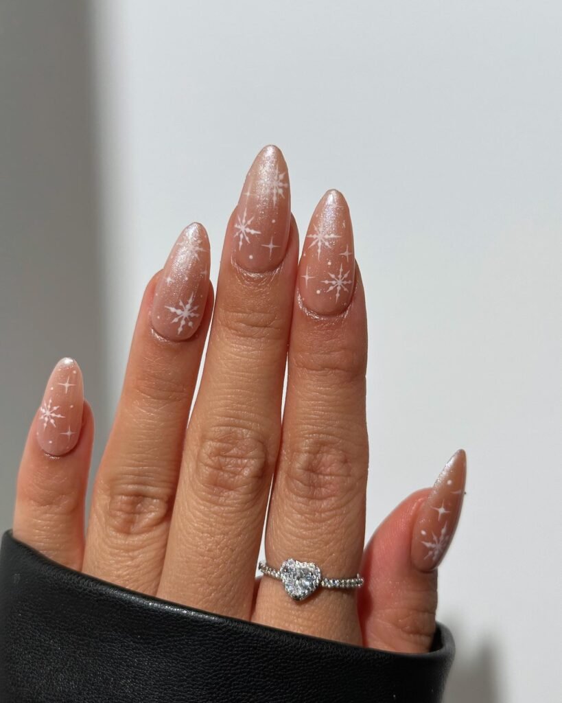 Soft Sparkle Snowflakes