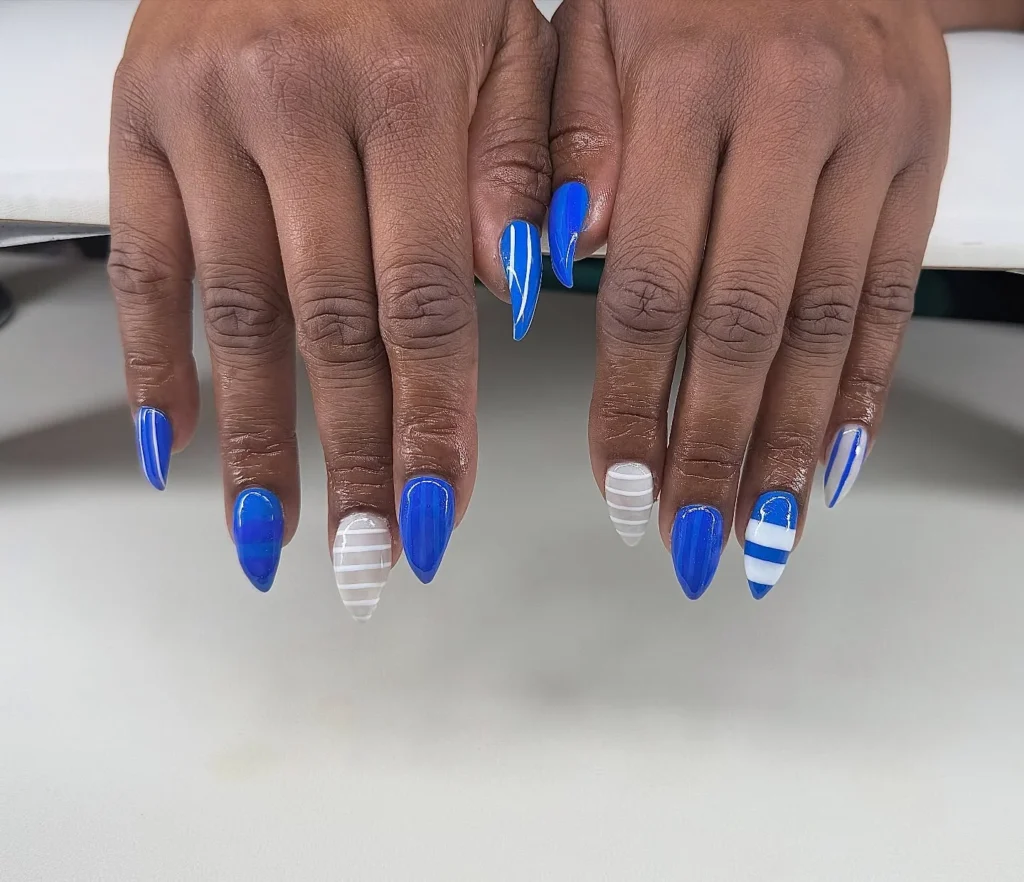Stripe Blue Mix