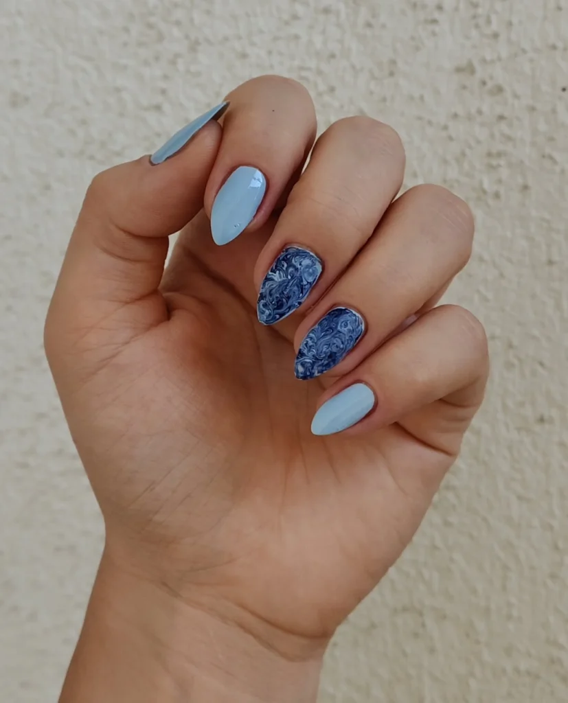 Swirled Texture Blues