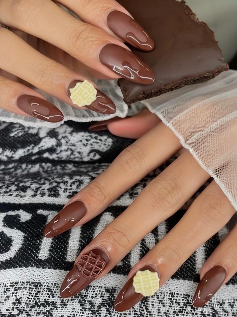 Waffle Chocolate Drip