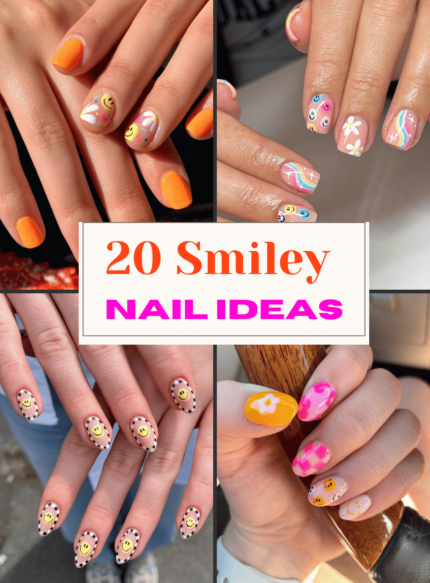 Smiley Nail Ideas