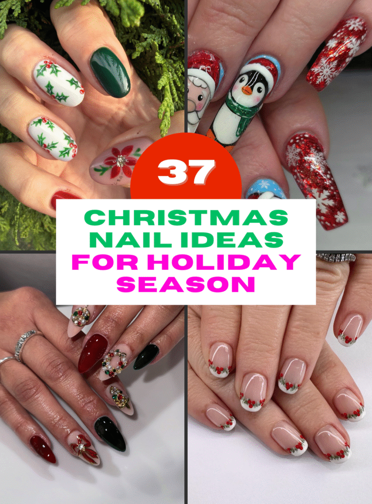 Christmas Nail Ideas for Holiday Season Nail
