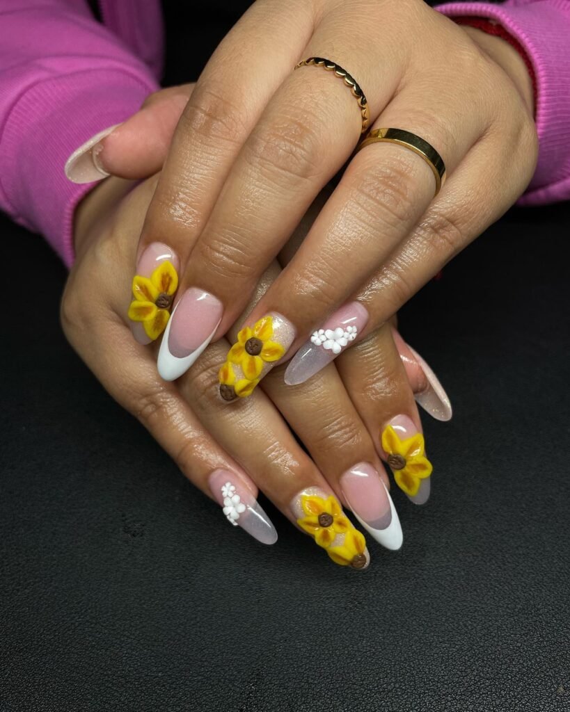 3D Sunflower Accents