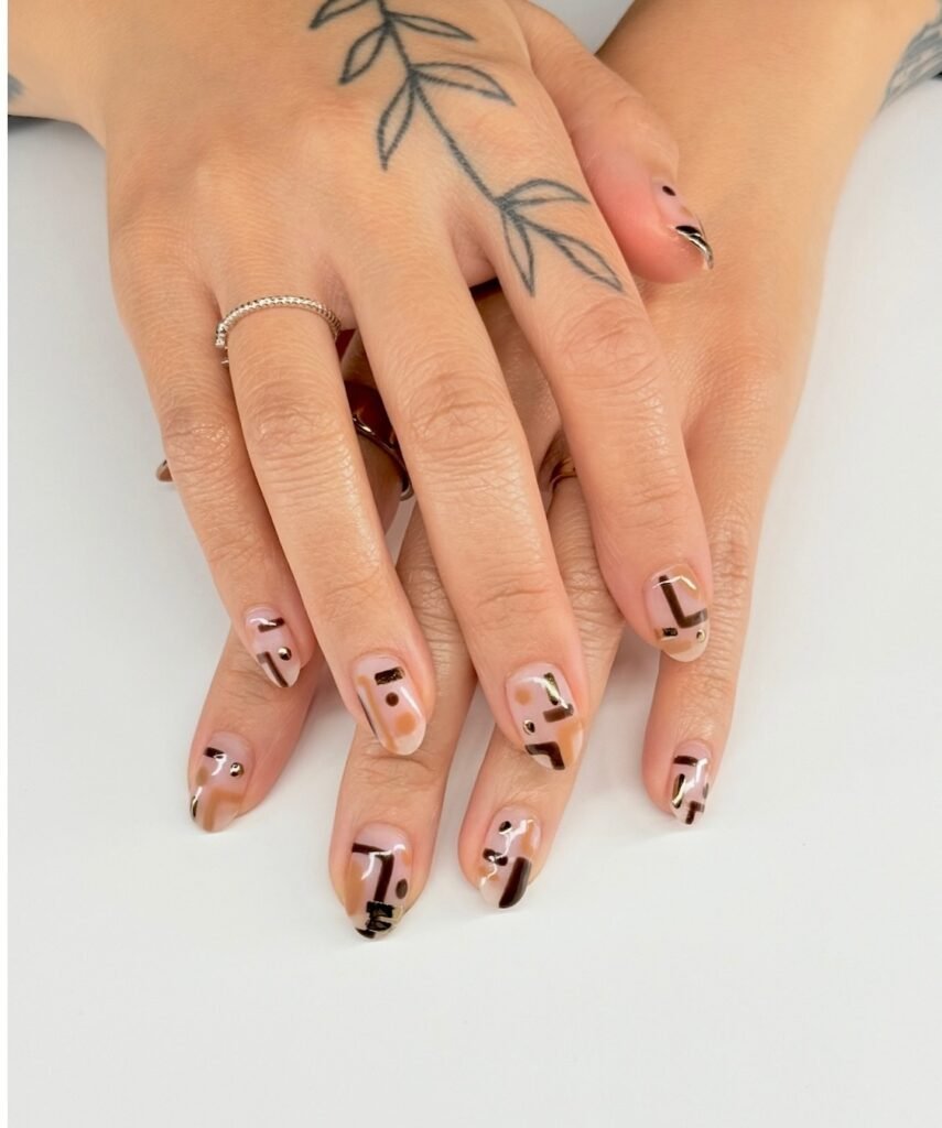 Abstract Neutral Browns