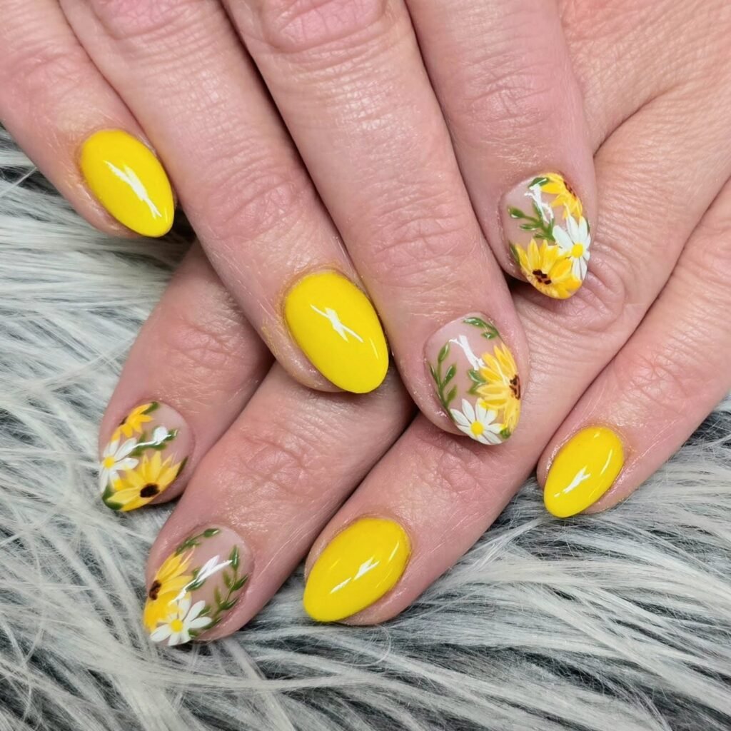 Bold Yellow Florals