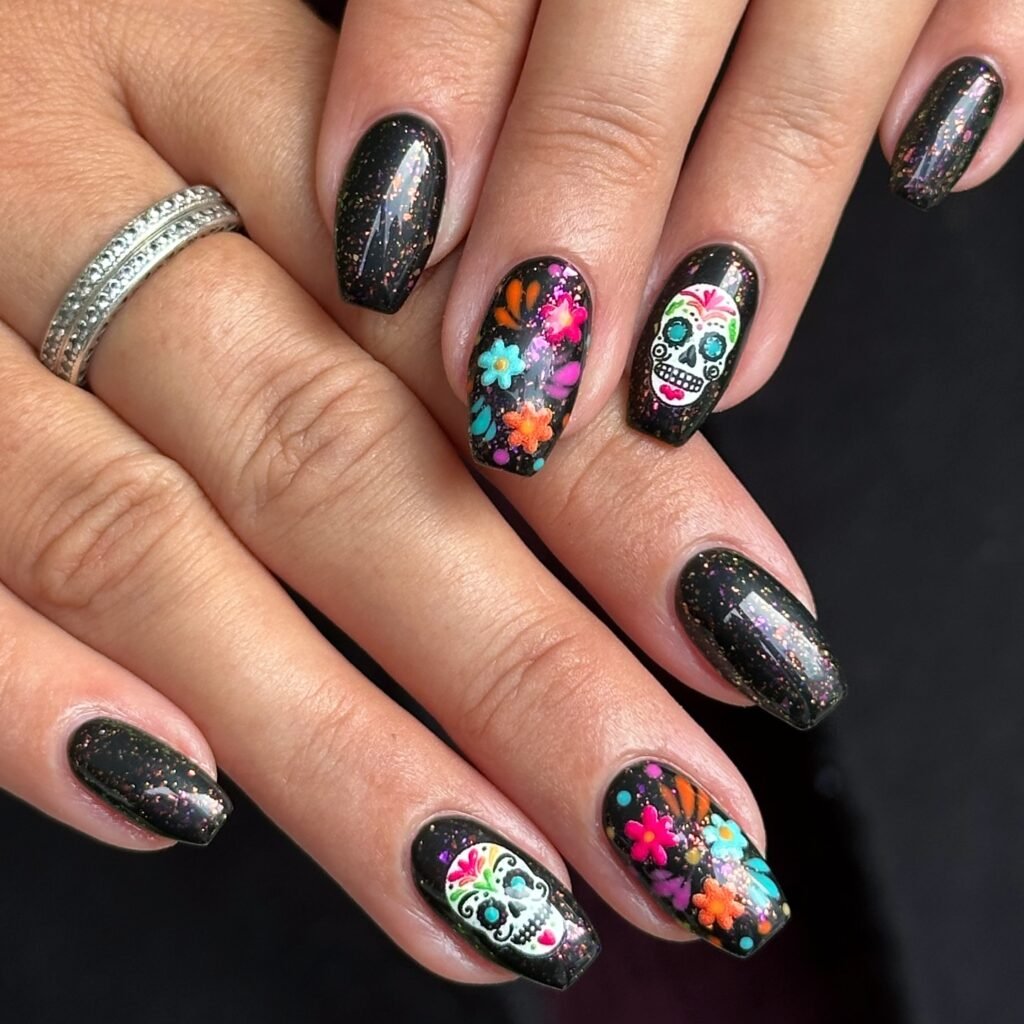 Bright Sugar Skulls