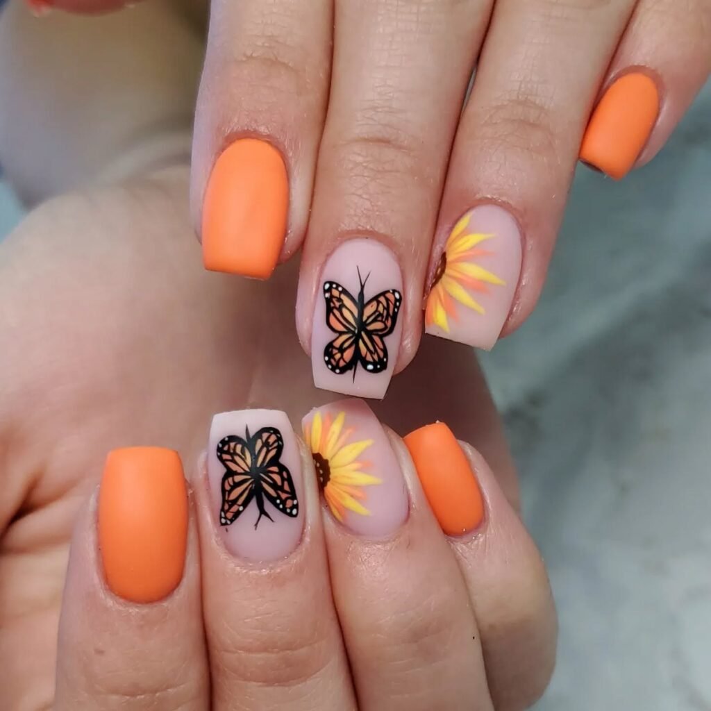  Butterfly Sunflower Set