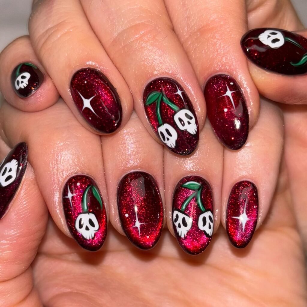 Cherry Skull Sparkle