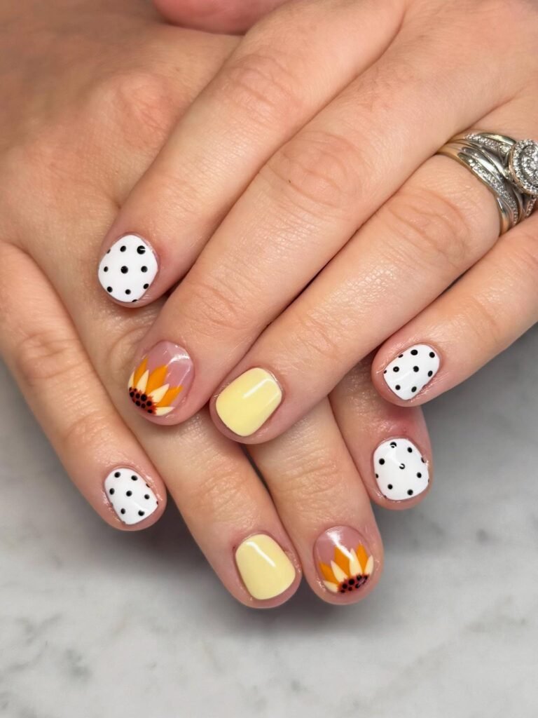 Polka Dot Sunflower Mix
