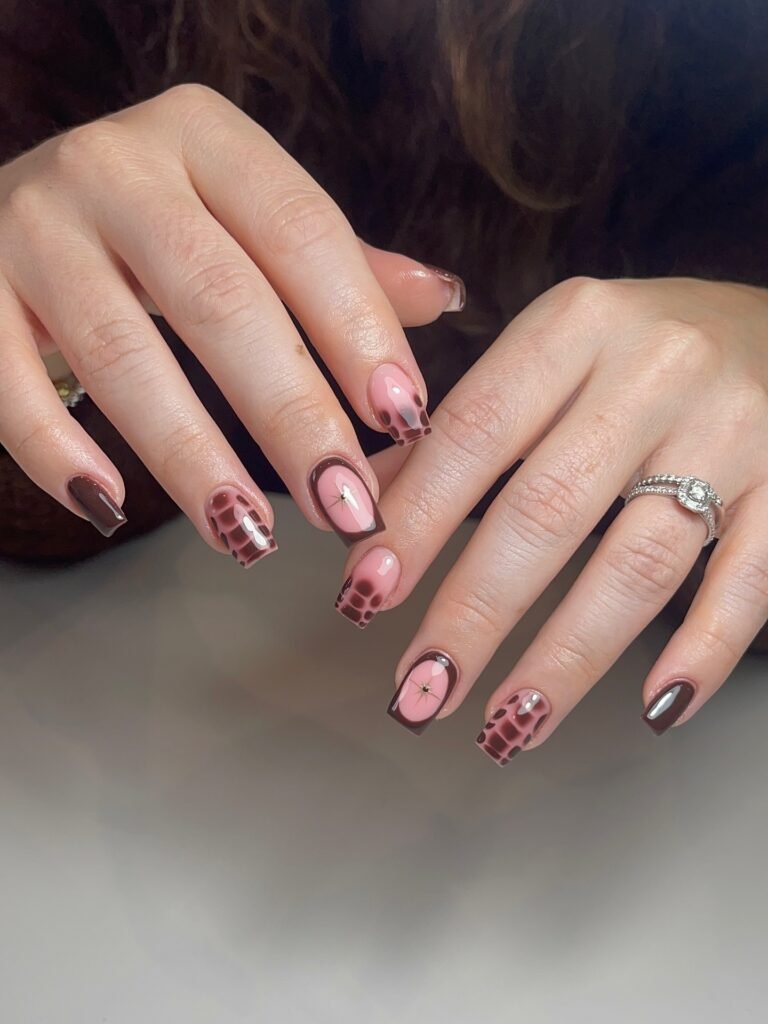 Cocoa Drip Nails