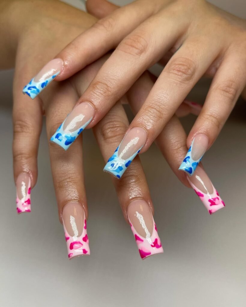 Colorful French Tips