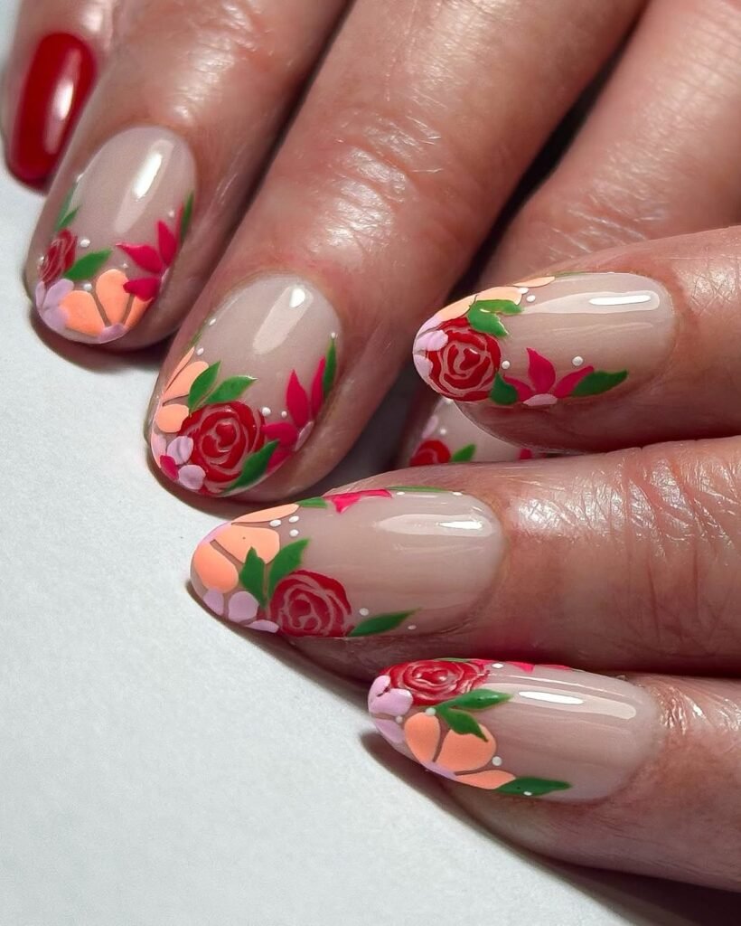 Colorful Garden Roses