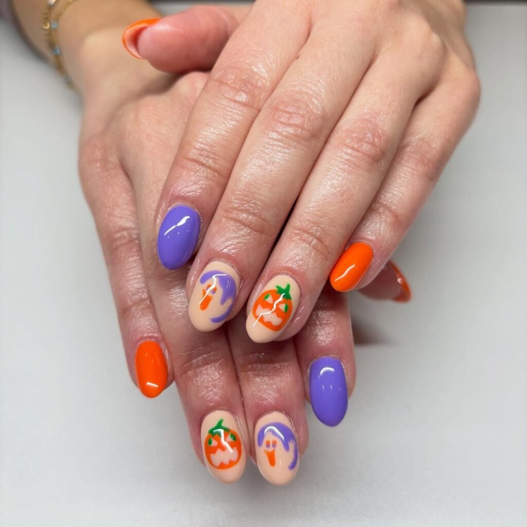 Cute Pumpkin & Ghost Mix