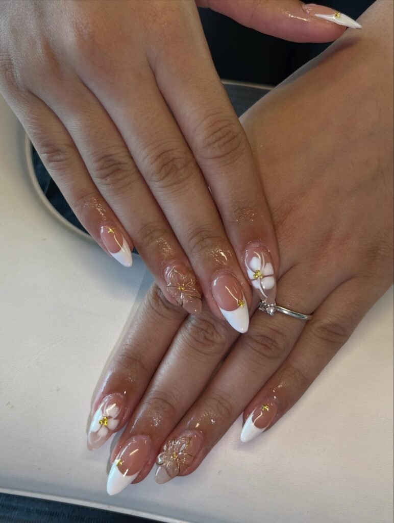  Floral Almond Tips