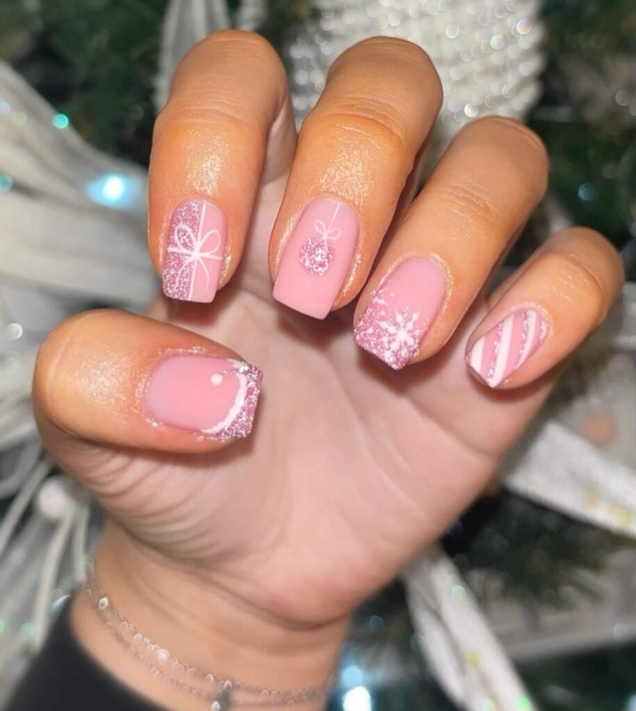 Frosted Pink Sparkle
