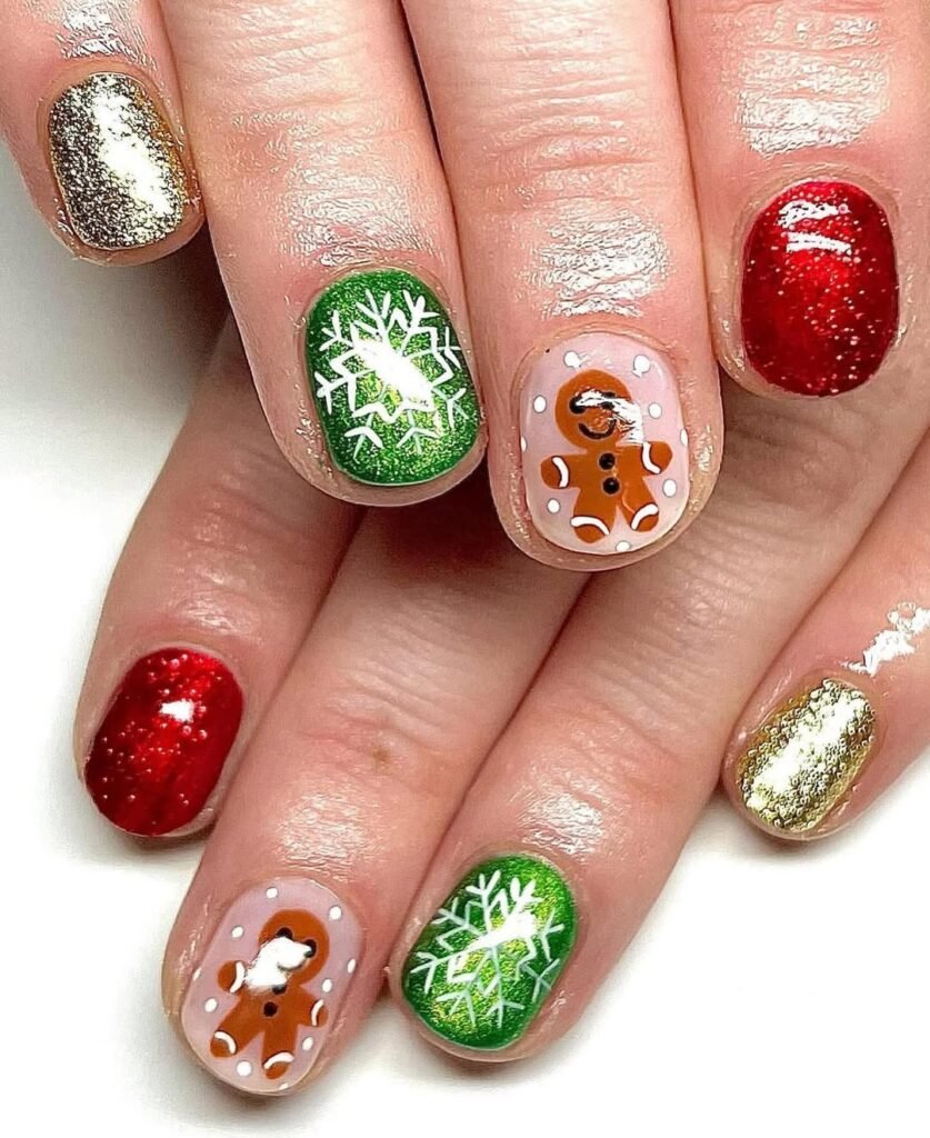  Gingerbread & Snowflakes