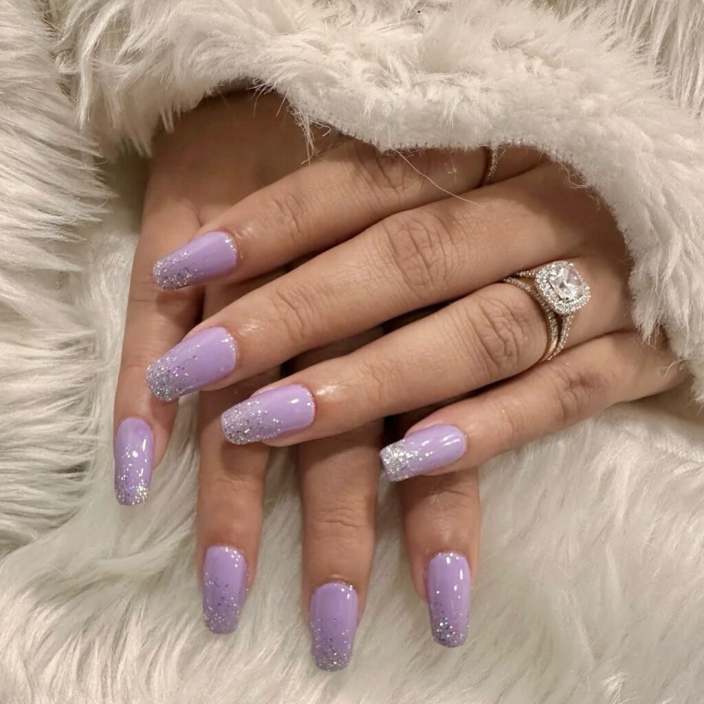 Glitter Fade Lavender