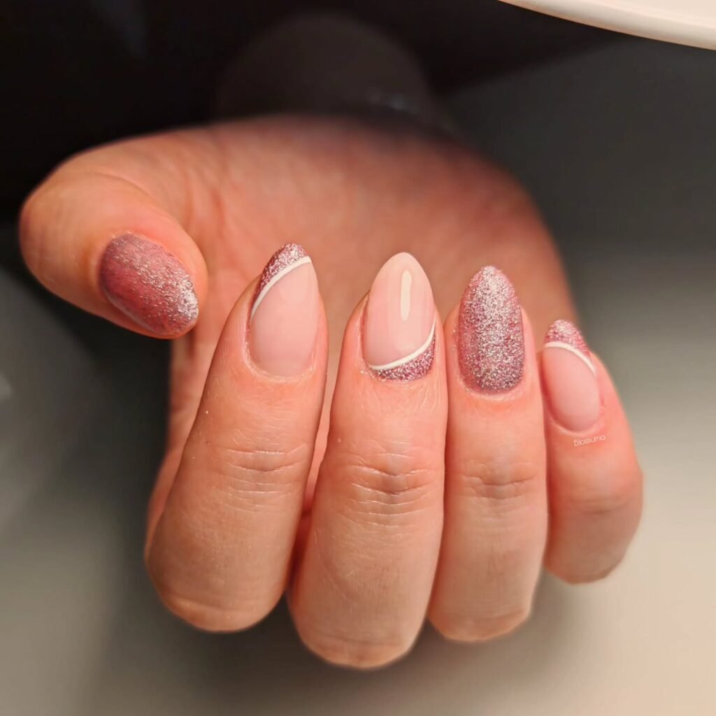 Glitter French Pink