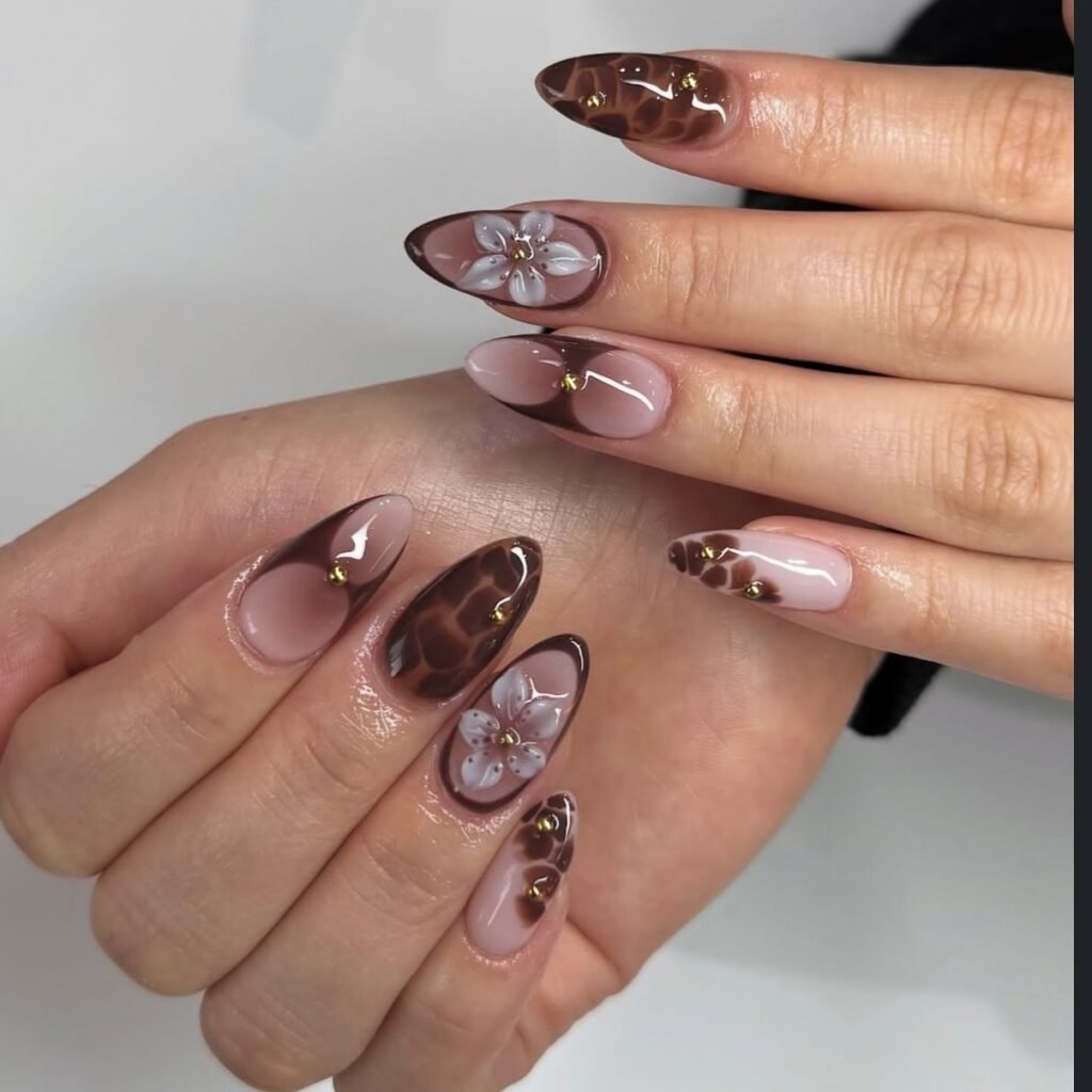 Glossy Petal Browns