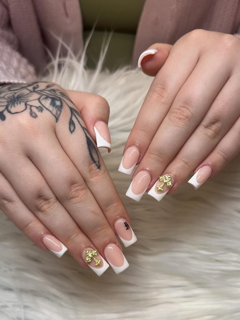 Gold Cross Accent Tips