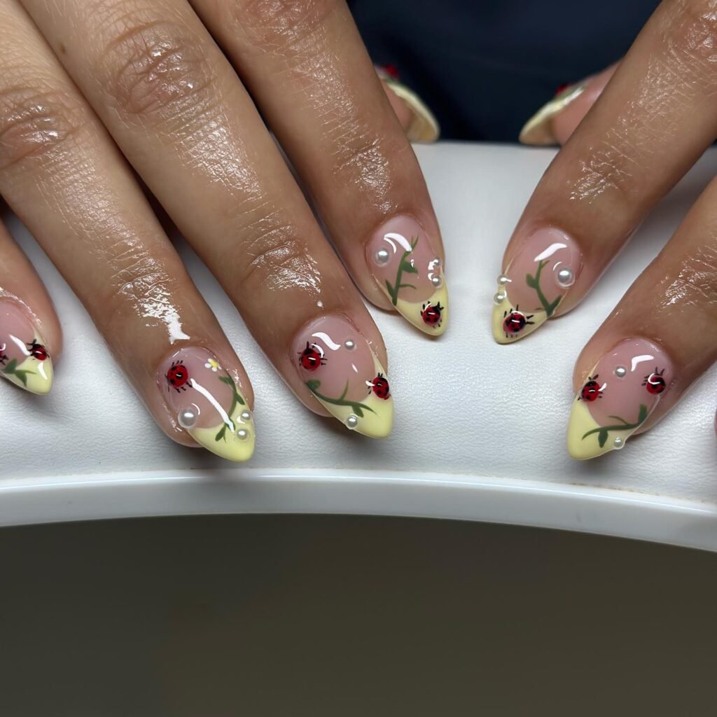  Ladybug Garden Nails