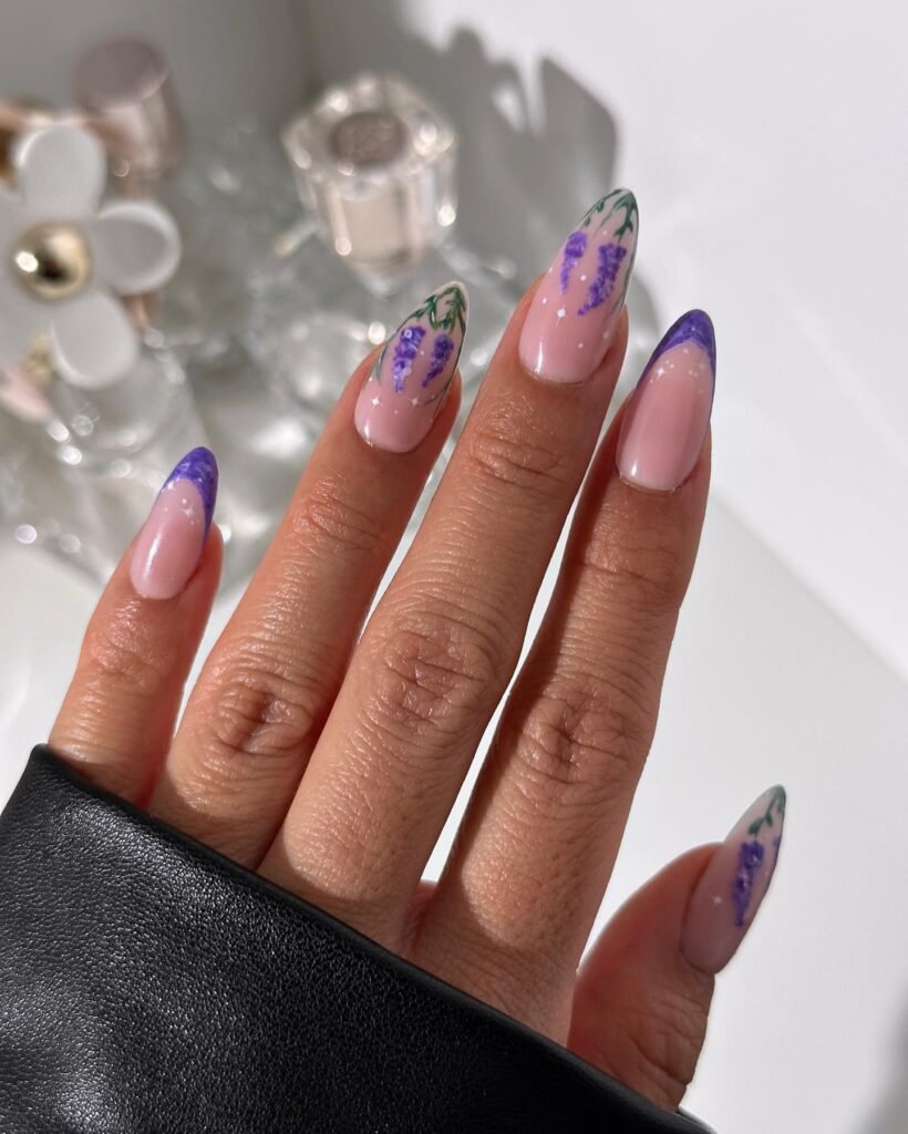 Lavender French Florals