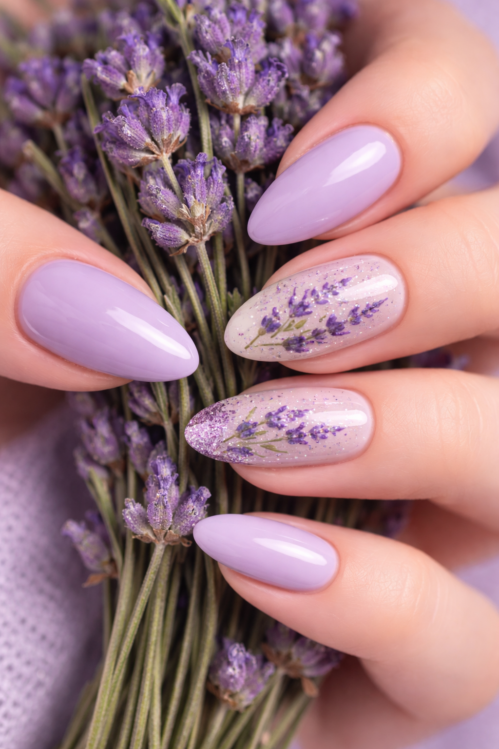 Lavender Nail