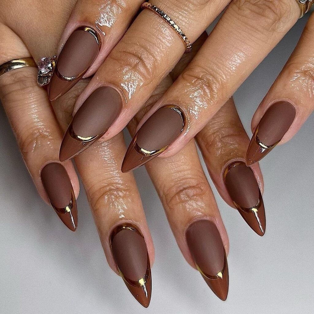 Matte Gold Browns