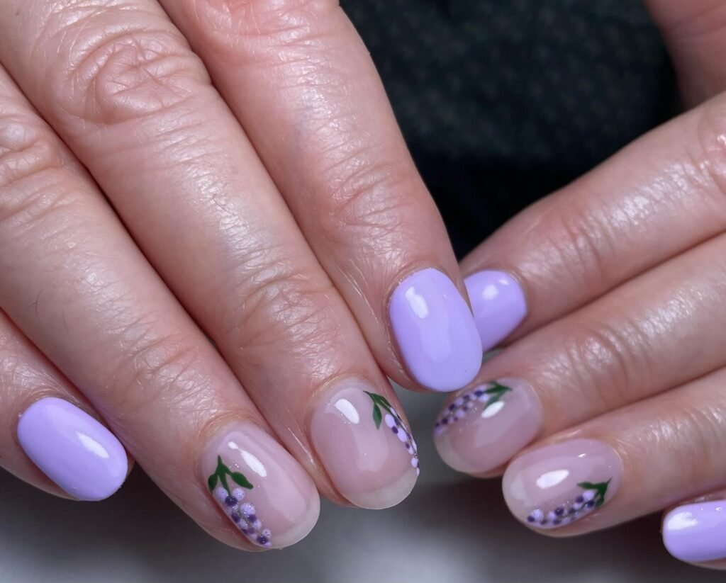 Minimal Lavender Florals