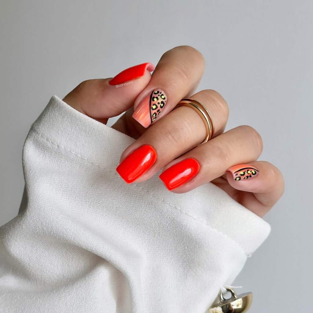  Neon Leopard Accent