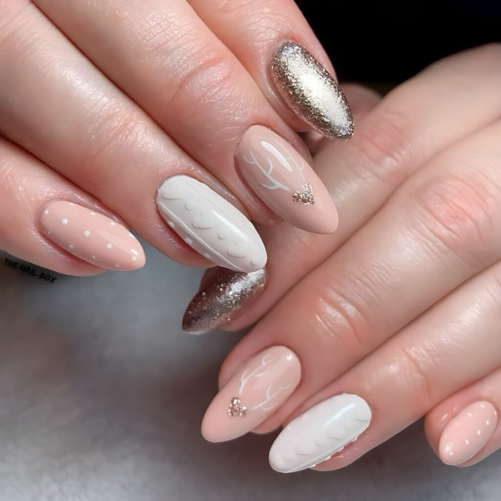 Nude White Texture Mix
