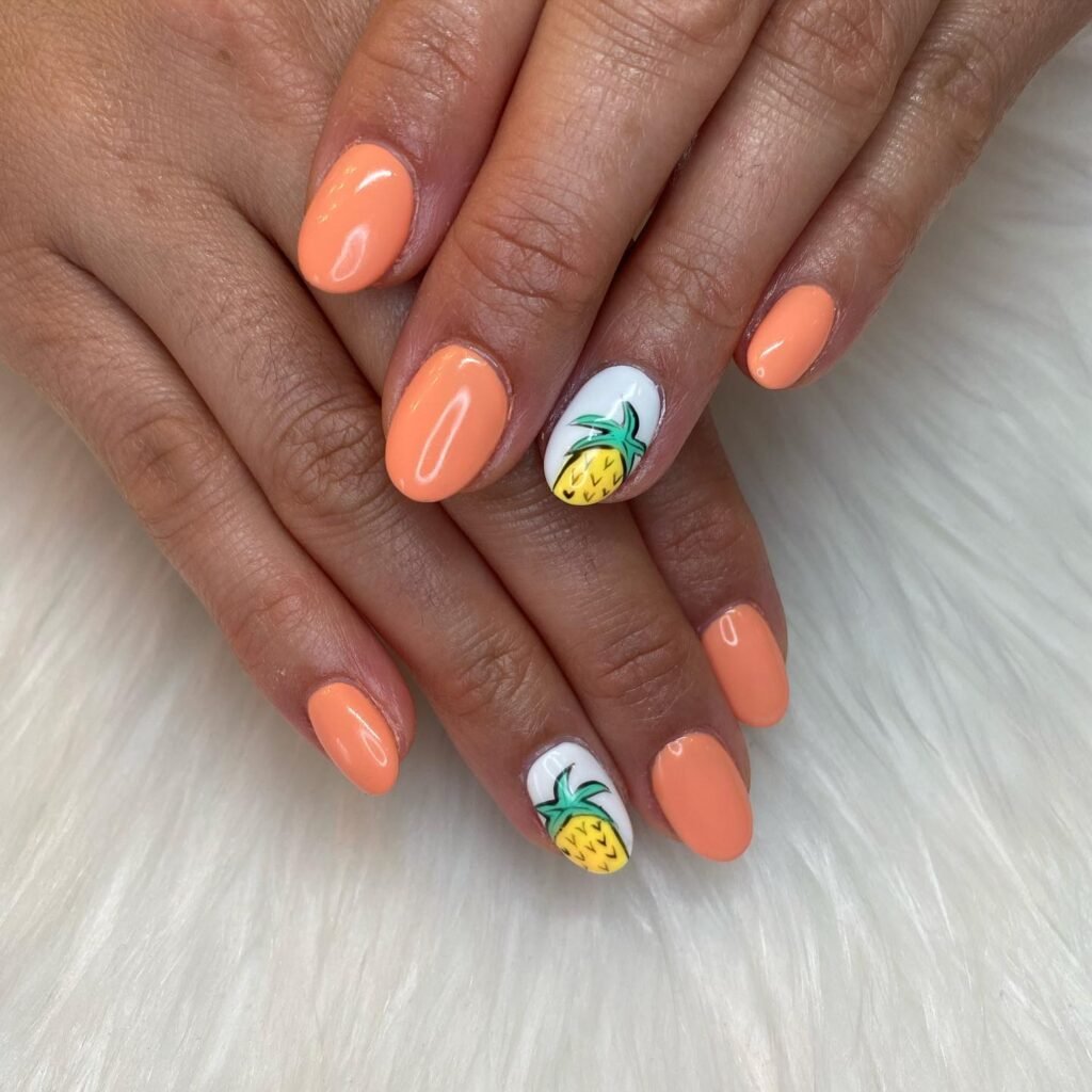  Peachy Pineapple Accent