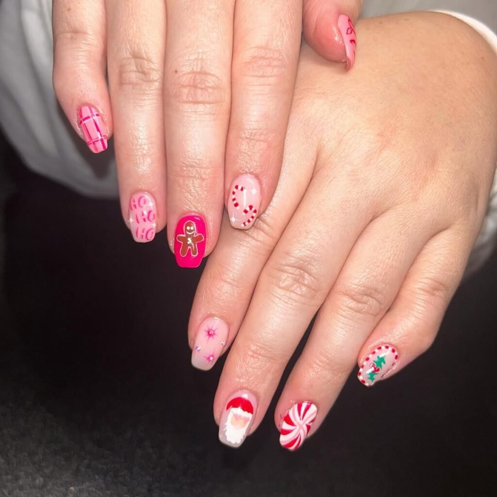 Pink Christmas Candy