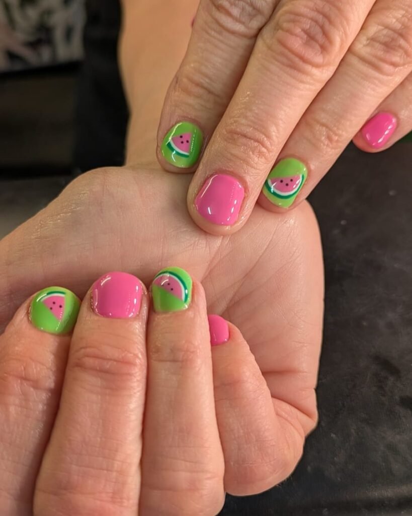 Pink and Lime Watermelon