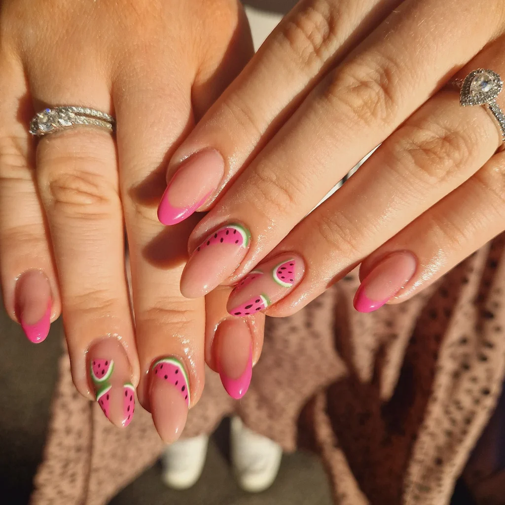 Watermelon Almond Tips