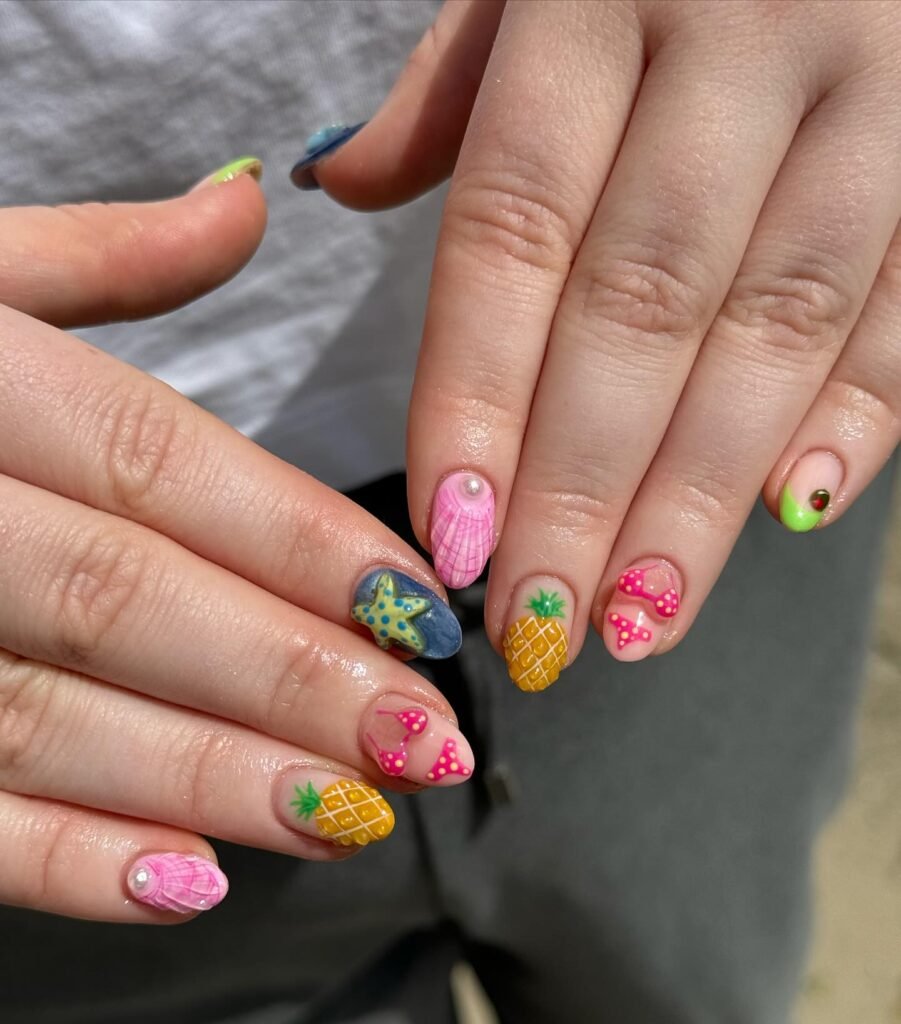 Playful Mixed Summer Fruits