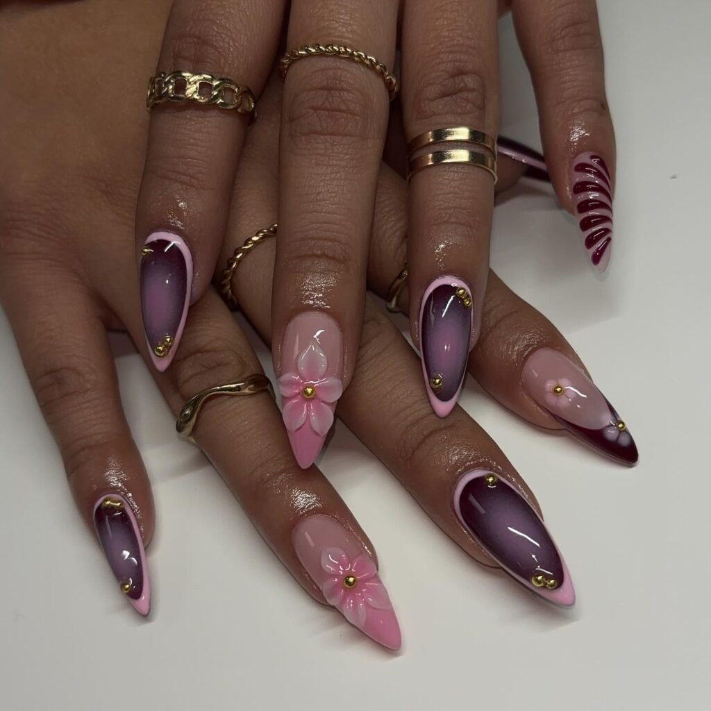 Plum Pink Ombre