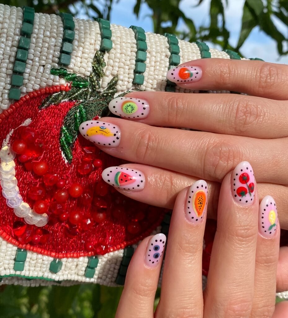 .Polka Dot Fruit Mix